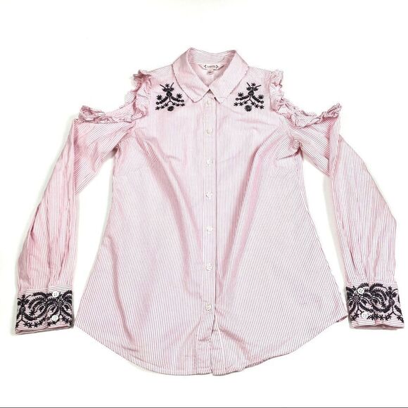 Anthropologie Tops - Anthropologie Nanette Lepore Cold Shoulder Women’s Size Small